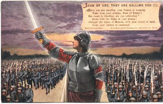 This is an ad for the Legion of Joan of Arc
