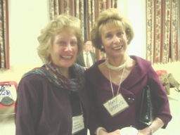 Fran Griffin and Mary Schmitz at the birthday party