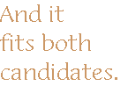 [Breaker quote: And it fits both candidates.]