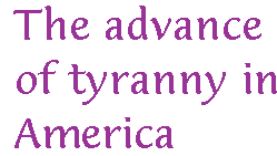 [Breaker quote for Bad Signs for Liberty: The advance of tyranny in America]
