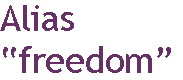 [Breaker quote for National Socialism Comes to America: Alias "freedom"]