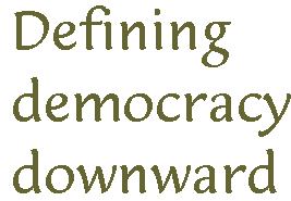 [Breaker quote for 
We the Sheep: Defining democracy downward]