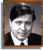 photo of Joe Sobran, with a quotation by Pat Buchanan